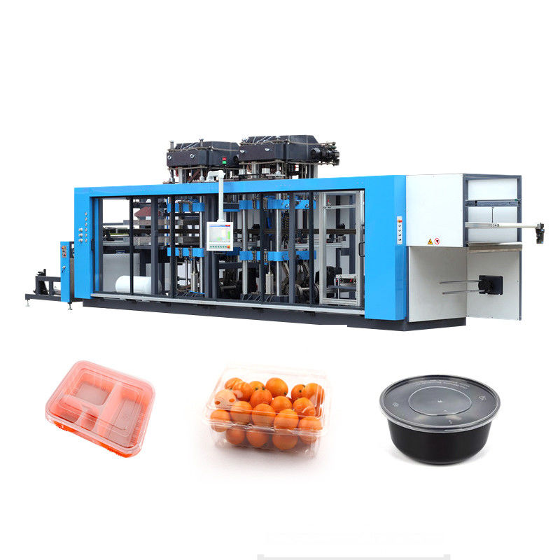 Biodegradable Corn Starch Plastic Thermoforming Machine For Food Packaging Container