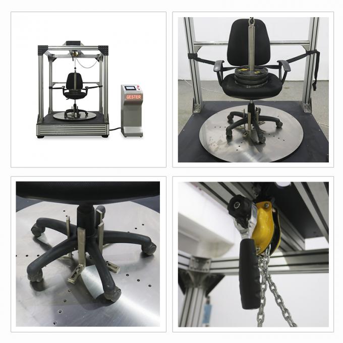 Pivot de chaise et machine d'essai de longévité de roulettes